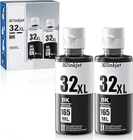 Osinkjet 32XL Black Ink Bottle Compatible for HP Smart Tank 7602 5101 6001 7301 651 551 5000 580 Pri