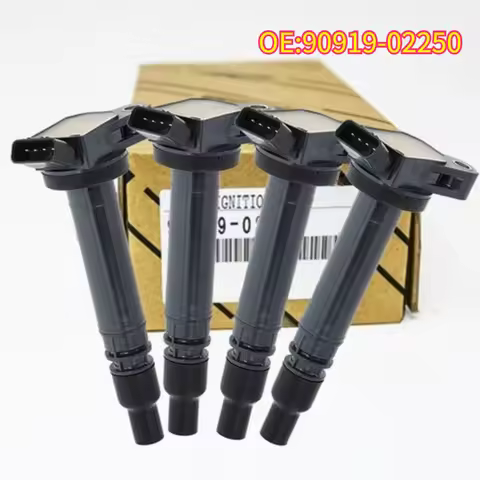 High quality New for 4PCS 90919-02250 Ignition Coil For DENSO Toyota Lexus I4 V6 V8 90919-A2005 673-