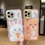 Cute Bunny and Bear Anti-drop phone case
