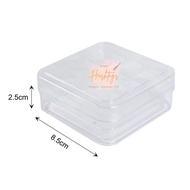 Ready Stock FF2711 *90pcs/CTN Transparent Square Plastic Container