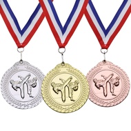 7cm Zinc Alloy High Quality Taekwondo Medals 1st/2nd/3rd Suitable for Club or School Athletic Compet