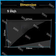 Zr cho điều hướng xe kính cường lực chống chói miếng bảo vệ màn hình cho xe Android Player 9 "& 10"