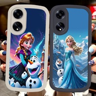 J-45 Frozen Soft Cover Case For OPPO A60 A58 A79 A38 A18 A78 A17 A17K 5G