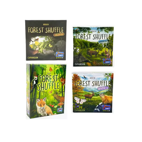 Forest Shuffle Card Game - Clever Strategy Game Fun Family Game for Kids and Adults - Woodland Edge、