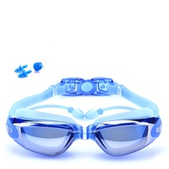 Adult Diving Swimming Goggles Gogel Google Swim Set Gogal Renang Dewasa HD Waterproof Anti Fog Adjus