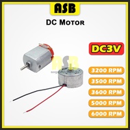 (1pc) DC Motor DC3V 130 / RF-300C-12350 / RF-300FA-12350 ( 3200 RPM / 3500 RPM / 3600 RPM / 5000 RPM