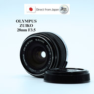 [ใช้ในญี่ปุ่น] "เลนส์โบราณ" OLYMPUS OM-SYSTEM G AUTO-S ZUIKO ขนาด28มม. F/ 3.5วางจำหน่ายในญี่ปุ่น