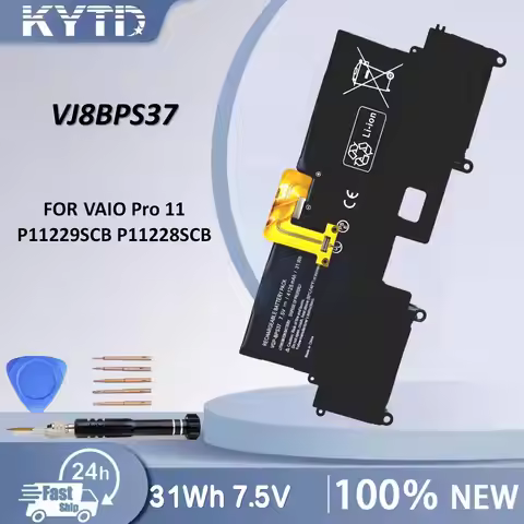 KYTD Laptop Battery Compatible for Sony P11229SCB P11228SCB VJ8BPS37 VAIO Pro 11 PC Compatible Batte