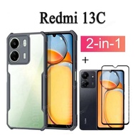 Color Edge Case Clear Back For Xiamo Redmi 13C/Poco C65 Shockproof 13C
