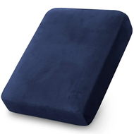 {QW Sofa Cover} Velvet Soft Patio Sofa Covers Stretchy Sofa Sectional Covers Removable Seat Cushion