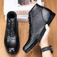 Sepatu Boots Pria Bally Casual Kulit Asli Boot Semi Formal Original