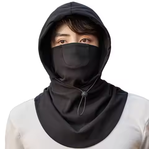 2024 Filter Screen Head Cap Windproof Mask Cap Winter Warm Cap Cycling