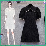 [40-100kg M-4XL] Plus S ize Women's Cheongsam Dress