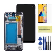 หน้าจอ LCD พร้อมทัชสกรีนสำหรับ Samsung S10e G970 พร้อมกรอบ TFT InCell อะไหล่ซ่อมสำหรับ SM-G9700 G970