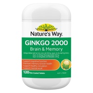 [AUS Direct Import] Nature's Way Ginkgo Biloba 2000mg 120 tablets <AUS Version>
