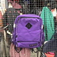 UNGU JANSPORT PURPLE BACKPACK