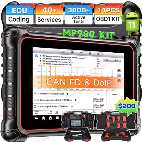 Autel MaxiPRO MP900 KIT Car All System Diagnostics Tool ECU Coding CAN FD&DoIP Upgraded of MX900 MS9