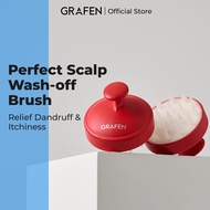[GRAFEN] Edge Finger Shampoo Brush - Red