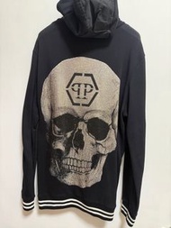 Philipp Plein 骷髏頭爆石拉鍊外套