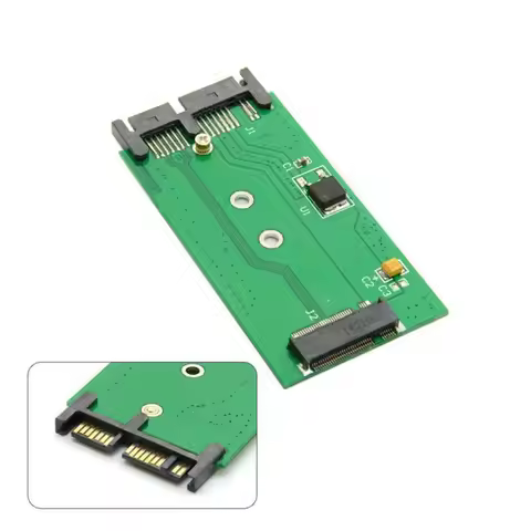 M.2 NGFF SSD to 1.8 Micro SATA 7+9 16pin Adapter Cards Mini PCIE 2 Lane for E431 E531 X240S Y410P Y5