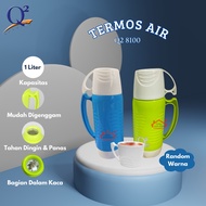 Thermos Termos Kaca Kapasitas 1 Liter Q2 8100 / Q2-8100