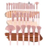 36ชิ้น/1ชิ้น ชุดแปรงแต่งหน้าขนนุ่ม Eid Al-Fitr, ประกอบด้วย แปรงปัดแป้ง, แปรงปัดแก้ม, แปรงคอนทัวร์, แ