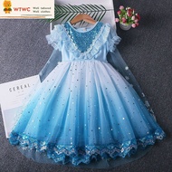 Frozen Princess Elsa Dress For Kid Frozen Dress For Kids Girl Baju Elsa Frozen Dress Kids Baju Princ