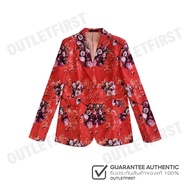 DAKS รุ่น SINGLE BUTTON FLORAL BLAZER CODE: WUUR602W9OR เสื้อสูทผู้หญิง เสื้อสูท เสื้อสูทผู้หญิง