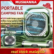 ✨ Portable Camping Fan 15000mAh USB Rechargeable Fan Air Circulators Wireless Fans 360° Head Rotatio