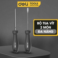 Bộ Tua Vít Sửa Chữa Đa Năng Deli Chất Liệu Thép Cao Cấp Chống Mòn Gỉ - Thiết kế hiện đại đa màu sắc