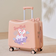 Beg Kanak-Kanak Gadis Cinnamoroll 20-Inci Kecil Bawa Bagasi Bergolek Kata Laluan Kata Laluan Beg Per