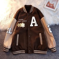 A CHOOK BASEBALL JACKET - WOMEN'S VARSITY BASEBALL JACKET