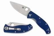 มีดพับ Spyderco Tenacious Lightweight Folding Knife S35VN Plain Blade, Blue FRN Handles (C12...