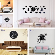 GIANT DIY CLOCK UNIQUE COFFEE TEKO MODEL WALL CLOCK UNIQUE WALL CLOCK MINIMALIST ANALOG CHARACTER