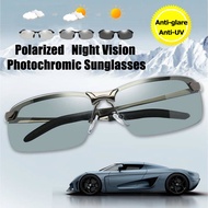 【hot】 Polarized Photochromic Sunglasses Driving Chameleon Glasses Change Color Day Night Vision Driver  39;s Eyewear