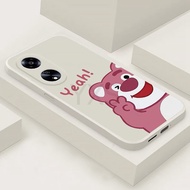 New Case Samsung S21 Ultra S21 FE A22 5G A22S 5G A22 4G M22 M32 4G A42 5G J1 ACE Case Strawberry Bear Soft Silicone Phone Case