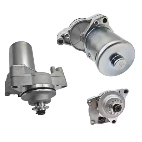 Electric Starter Motor 3 Bolt for 4 Stroke 50cc 70cc 90cc 100cc 110cc 125cc Engine 4 Wheeler ATV Qua
