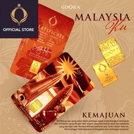 GDORA Gold Bar Malaysiaku Kemajuan 1.00gram 999.9