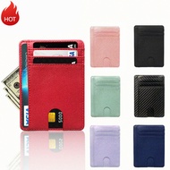 LK8M-8 Slot RFID Blocking Wallet Credit ID Card Holder Purse Case Cover Anti Theft For Men Women