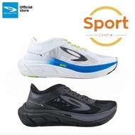 910 Nineten GEIST EKIDEN HYPERPULSE Running Shoes - Black/ Grey - White/biru