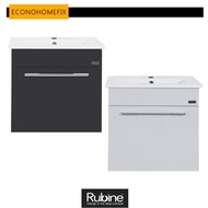 [ RUBINE ] 50cm Stainless Steel Vanity Cabinet 1 Door, RBF-1154D1 BK Pear Black / RBF-1154D1 WH Pearl White