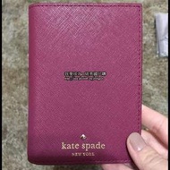 附購證 全新100%正品 Kate Spade 防刮皮革 護照夾 男女都可用