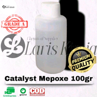Katalis Mepoxe 100gr untuk Pengering Resin Fiberglass Efektif 10 Gram Akselerator Cairan Ideal untuk
