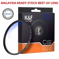K&F Concept UV 37/40.5/43/46/49/52/55/58/62/67/82mm Lens Filter Slim Frame with Multi-Resistant Coat