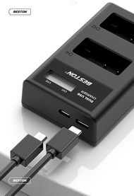 Bộ 2 Pin + Sạc Đôi Beston Fujifilm NP-W126 NP-W126S Cho Fujifilm X-T20 X-T10 X-T100 X100F X-H1 X-T3 