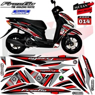 Decal Sticker Striping Variasi SEMI Fullbody Freego 125 - Decal Freego - Lis Freego - Striping Freeg