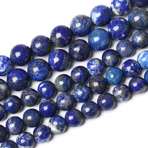AA Natural Lapis Lazuli Stone Sphere for Jewelry Making 4 6 8 10mm Round Loose Garment Beads DIY Han