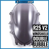 R25 V2 Windshield Double Bubble