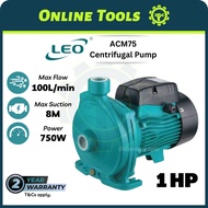LEO ACM75 Centrifugal Water Pump Pam Air 1 Inch / 1HP
