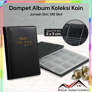 World Coin Stock 120 Slot Coin Collection Album Wallet
